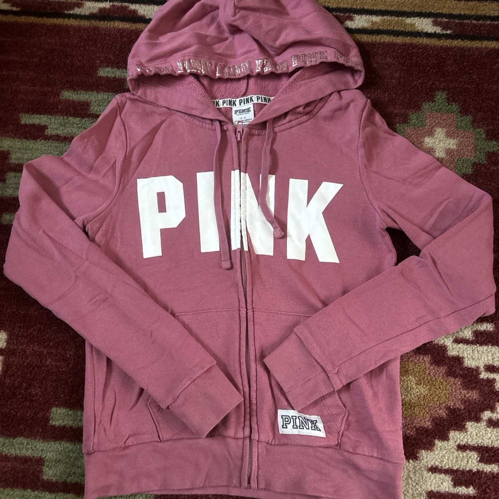 Victoria's Secret Pink Zip-Up Hoodie